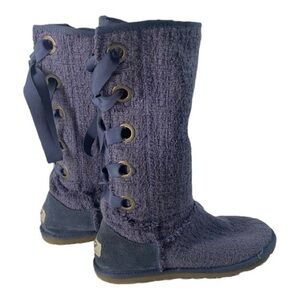 UGG Purple Lace-Up Women's Boots